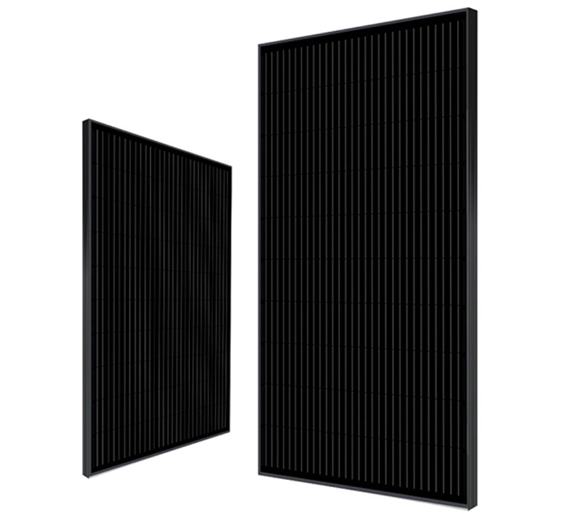 高效单晶60片串275W-300W全黑太阳能光伏组件